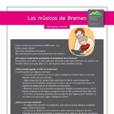 Plan lector 1° básico Los músicos de Bremen