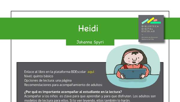 Plan lector 5° básico Heidi