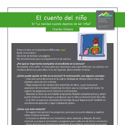 Plan lector 6° básico El cuento del niño