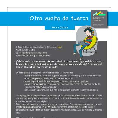 Plan lector IV° medio Otra vuelta de tuerca