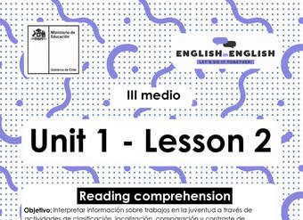 Lesson 2 Inglés 3º medio