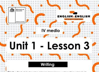 Lesson 3 Inglés 4º medio