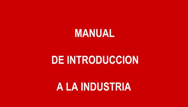 MANUAL DE INTRODUCCIÓN A LA INDUSTRIA DEL SERVICIO