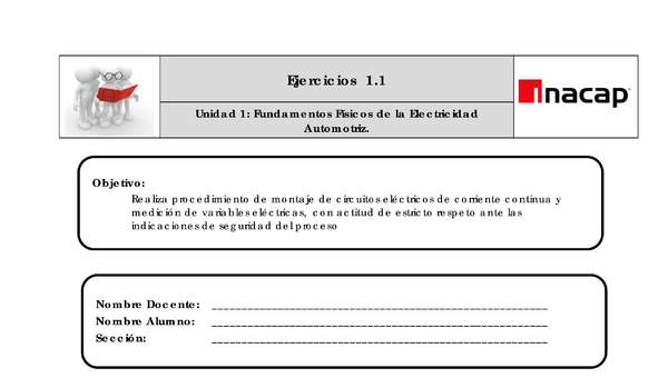 1.1 Ejercicios Ley de Ohm