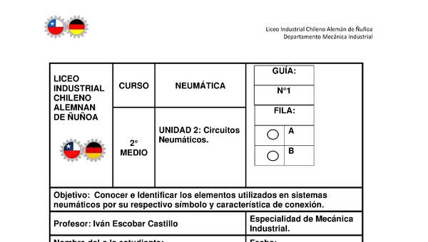 Guía N°1 simbologia Neumática