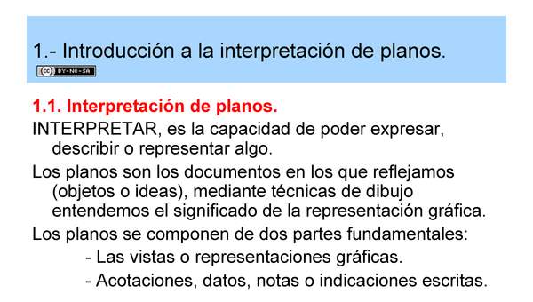 Lectura de Manuales y planos G0101