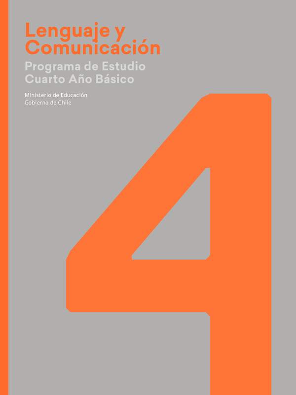Programa de Lenguaje 4º básico
