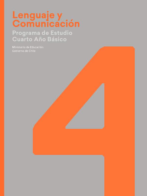 Programa de Lenguaje 4º básico