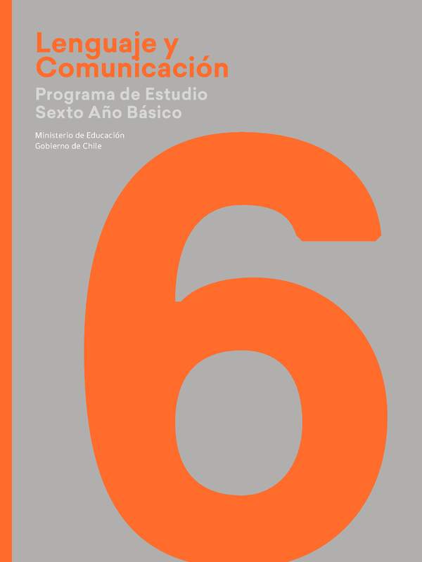 Programa de Lenguaje 6º básico