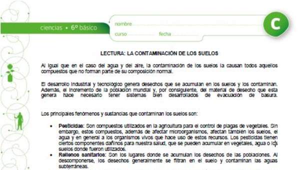 Contaminación de los suelos