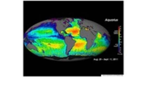 Distribución de agua salada en la tierra