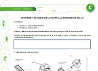 Factores que afectan erosión del suelo