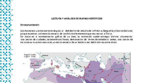 Orientación mapa histórico