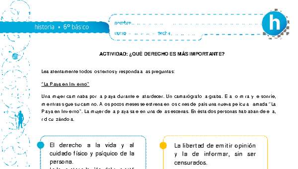 ¿Qué derecho es más importante?