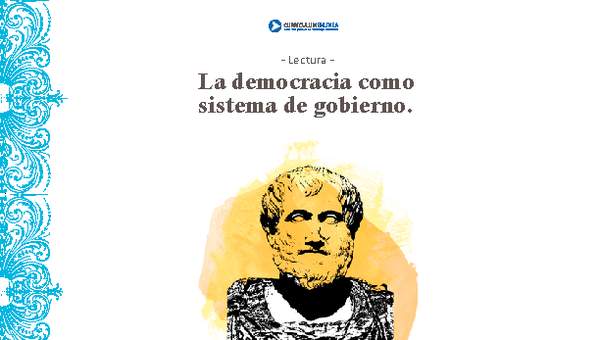 La Democracia como sistema de gobierno