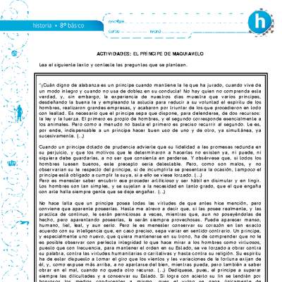 El príncipe de Maquiavelo
