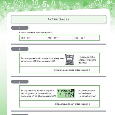 Resolución de problemas que involucra adición y sustracción de números naturales de tres dígitos 4 Resolución de problemas que involucra adición y sustracción de números naturales de tres dígitos 4