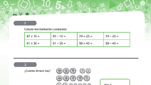 Resolución de problemas de adición o conteo