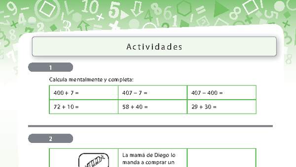 Resolución de problemas que involucra adición de números naturales de tres dígitos 1