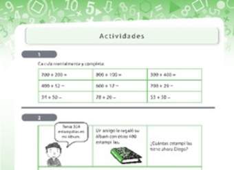 Resolución de problemas que involucra adición de números naturales de tres dígitos 3