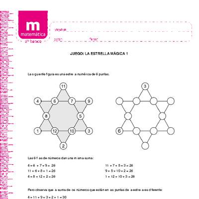 Juego: la estrella mágica 1