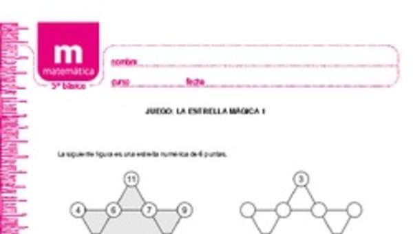 Juego: la estrella mágica 1