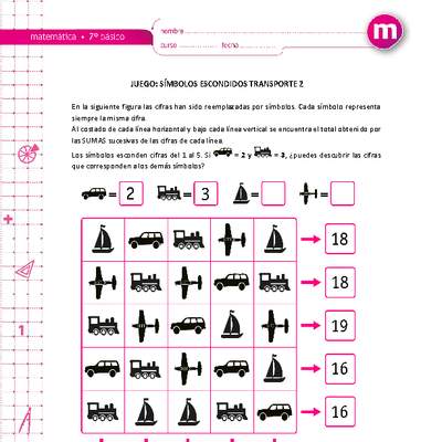 Juego: símbolos escondidos transporte 2