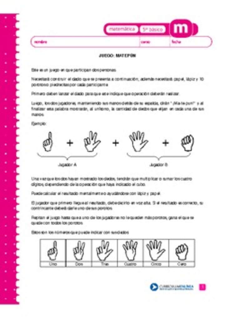 Juego: matepún