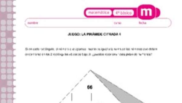 Juego: la pirámide cifrada 4