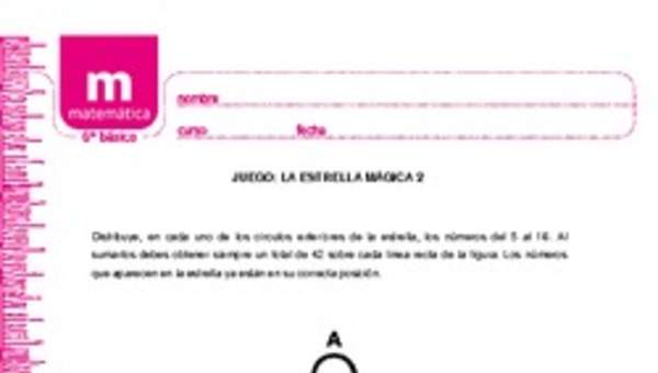 Juego: la estrella mágica 2