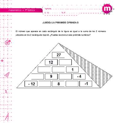 Juego: La pirámide cifrada 5