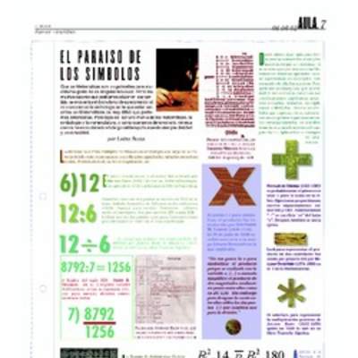 Símbolos matemáticos de operatoria