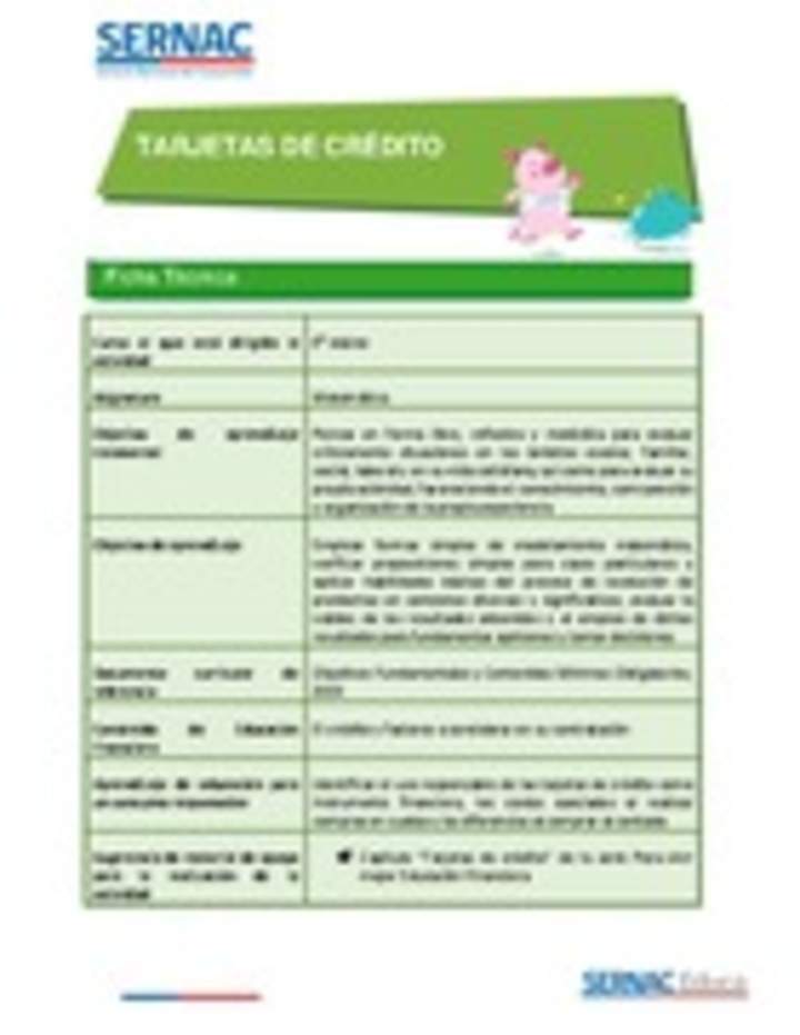 Tarjetas de crédito