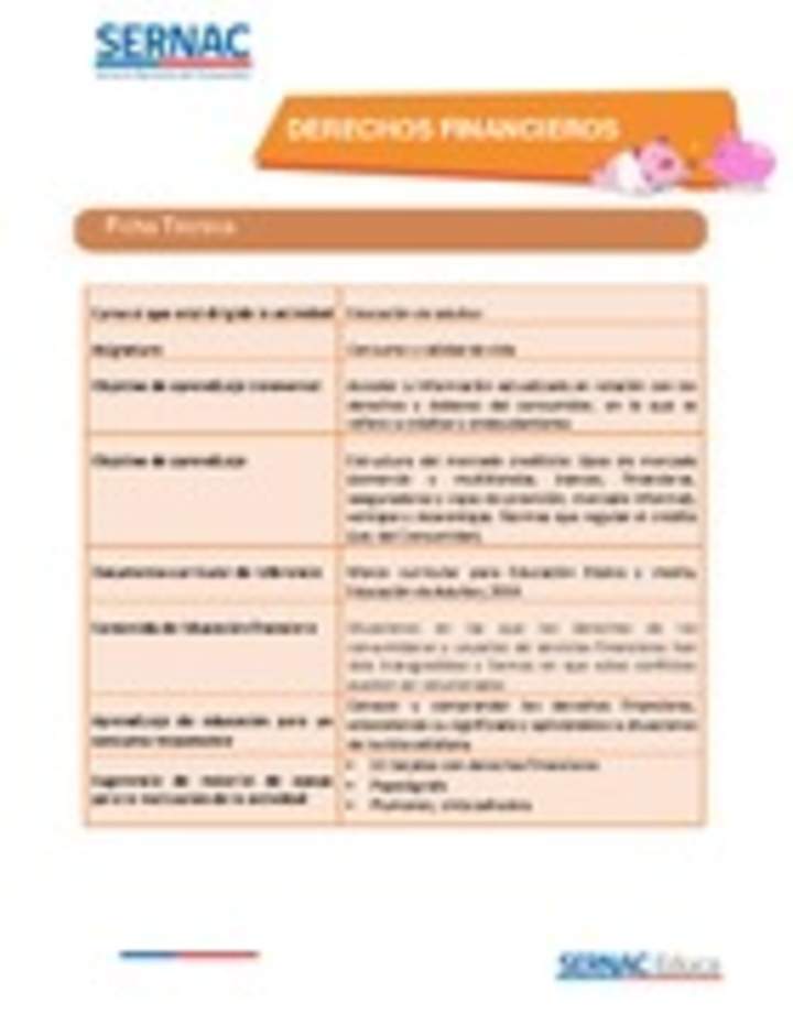 Derechos Financieros