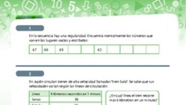 Resolución de problemas, ordenar cifras