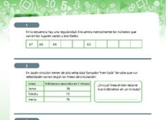 Resolución de problemas, ordenar cifras