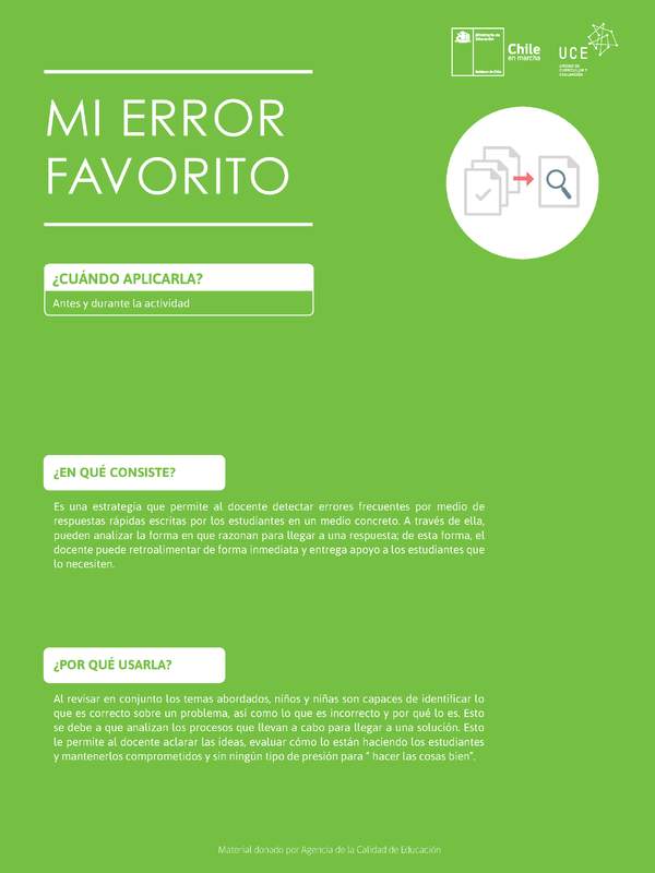 Mi error favorito