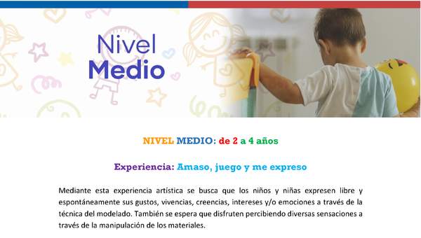 Experiencia educativa: Amaso, juego y me expreso