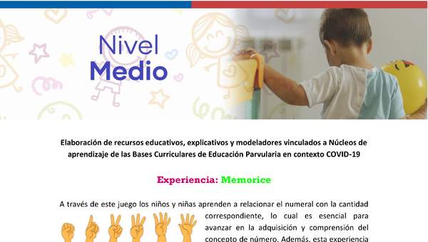 Experiencia educativa: Memorice