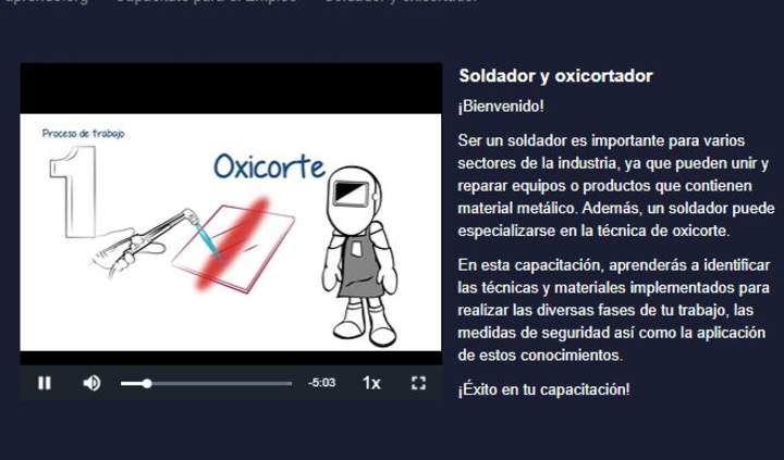 Curso: Soldador y oxicortador