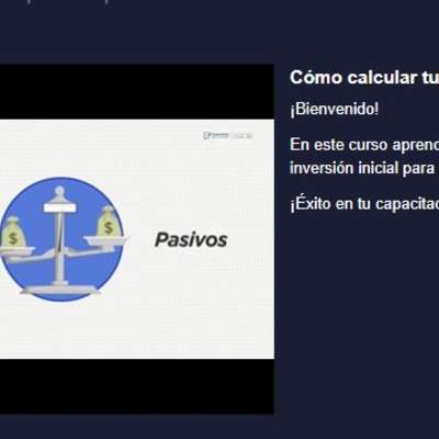 Curso: Cómo calcular tu inversión