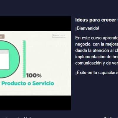 Curso: Ideas para crecer tu negocio