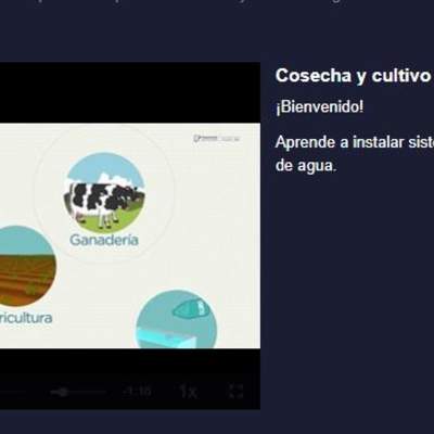 Curso: Cosecha y cultivo de agua