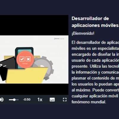 Curso: Desarrollador de aplicaciones móviles