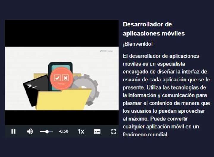 Curso: Desarrollador de aplicaciones móviles