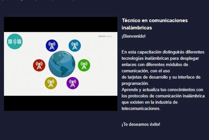 Curso: Técnico en comunicaciones inalámbricas