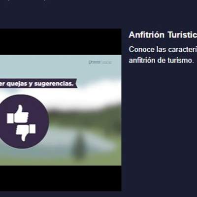 Curso: Anfitrión Turístico