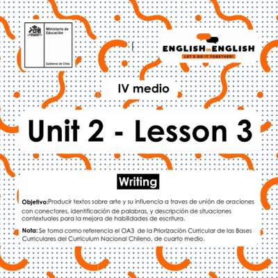 Lesson 3 Inglés 4º medio