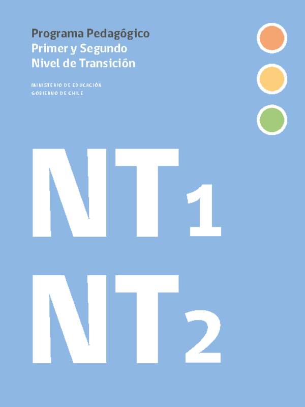 Programa Pedagógico Niveles de Transición NT1 y NT2