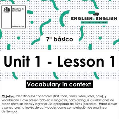 Lesson 1 Inglés 7º básico